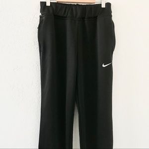 Nike Workout Pants, Ankle Zip Black White Running